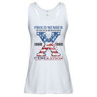 Proud Member Of The Fuck Your Feelings Gen X Usa Ladies Essential Flowy Tank