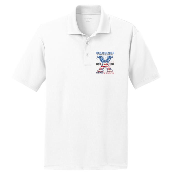 Proud Member Of The Fuck Your Feelings Gen X Usa PosiCharge RacerMesh Polo