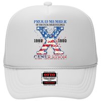 Proud Member Of The Fuck Your Feelings Gen X Usa Trucker Hat