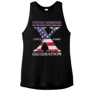 Proud Member Of The Fuck Your Feelings Generation 1965 1980 Gen X Ladies PosiCharge Tri-Blend Wicking Tank