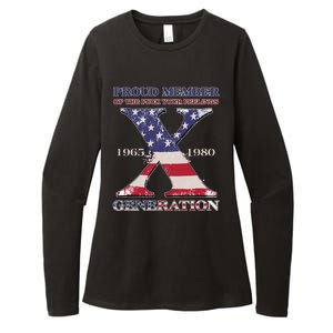 Proud Member Of The Fuck Your Feelings Generation 1965 1980 Gen X Womens CVC Long Sleeve Shirt