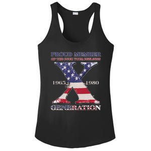 Proud Member Of The Fuck Your Feelings Generation 1965 1980 Gen X Ladies PosiCharge Competitor Racerback Tank