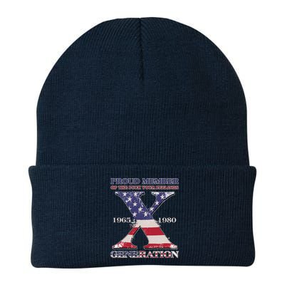 Proud Member Of The Fuck Your Feelings Generation 1965 1980 Gen X Knit Cap Winter Beanie