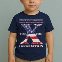 Proud Member Of The Fuck Your Feelings Generation 1965 1980 Gen X Toddler T-Shirt