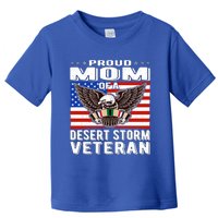 Proud Mom Of Desert Storm Veteran Persian Gulf War Veterans Cute Gift Toddler T-Shirt