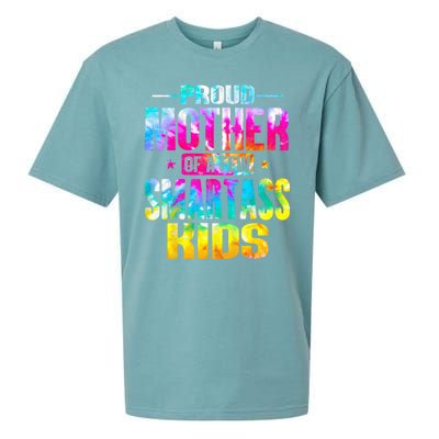 Proud Mother Of A Few Smartass Kidss MotherS Day Sueded Cloud Jersey T-Shirt