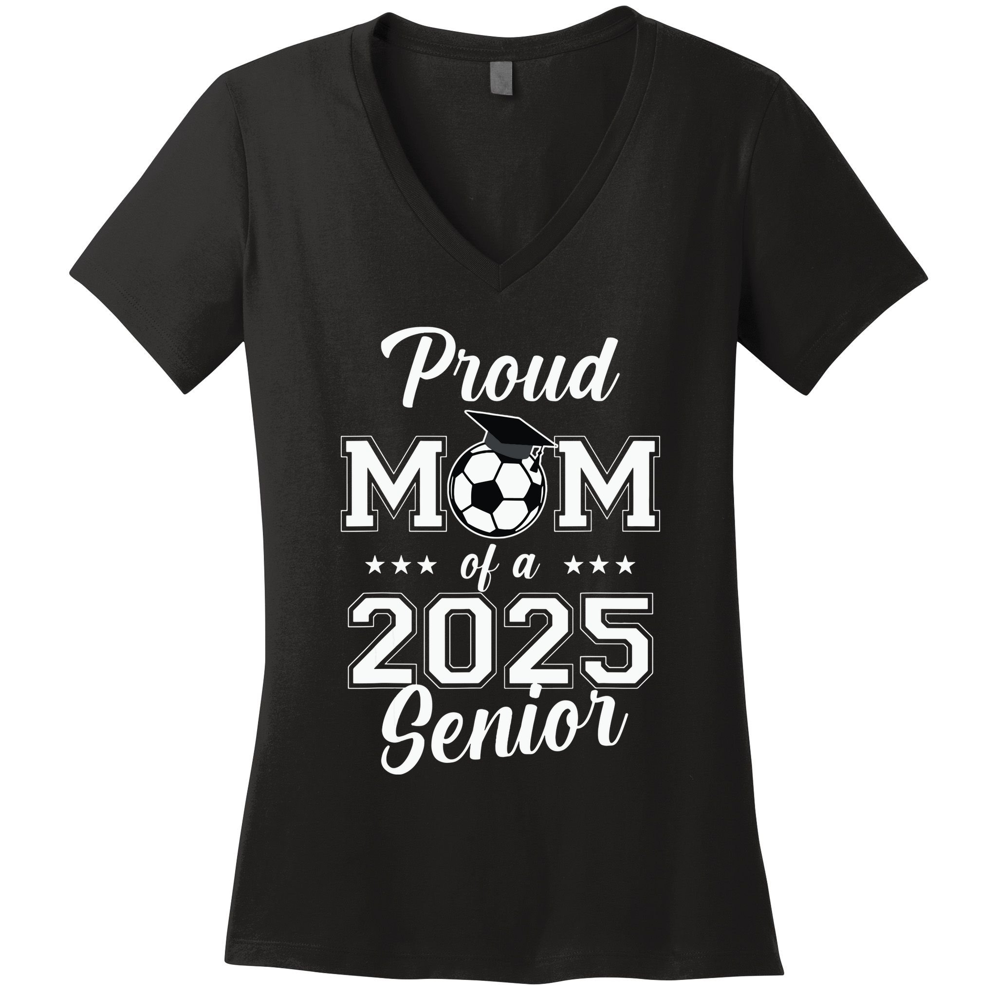 Proud Mom Of A 2025 Senior Women's V-Neck T-Shirt