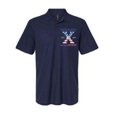 Proud Member Of The Fuck Your Feelings Gen X Usa 4th Of July Softstyle Adult Sport Polo