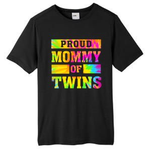 Proud Mommy Of Twins Gift Mother Twin Mom Cute Gift Tall Fusion ChromaSoft Performance T-Shirt