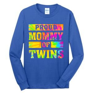 Proud Mommy Of Twins Gift Mother Twin Mom Cute Gift Tall Long Sleeve T-Shirt