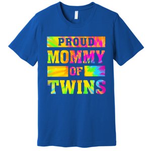 Proud Mommy Of Twins Gift Mother Twin Mom Cute Gift Premium T-Shirt