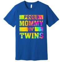 Proud Mommy Of Twins Gift Mother Twin Mom Cute Gift Premium T-Shirt