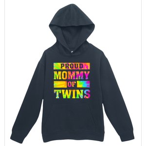 Proud Mommy Of Twins Gift Mother Twin Mom Cute Gift Urban Pullover Hoodie