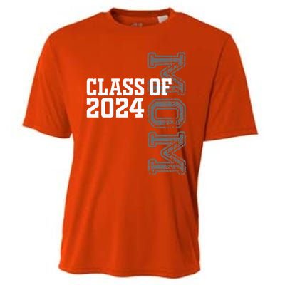 Proud Mom Of A Class Of 2024 Graduate Senior 24 Graduation Cooling Performance Crew T-Shirt