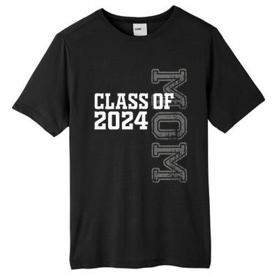 Proud Mom Of A Class Of 2024 Graduate Senior 24 Graduation Tall Fusion ChromaSoft Performance T-Shirt