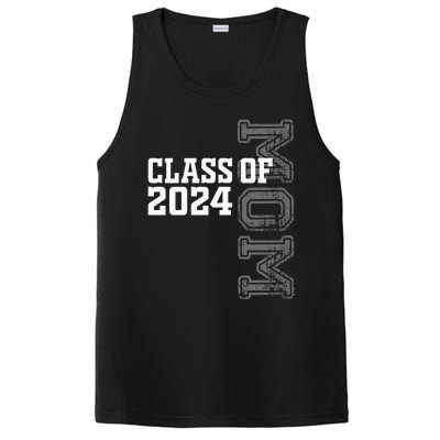 Proud Mom Of A Class Of 2024 Graduate Senior 24 Graduation PosiCharge Competitor Tank