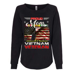 Proud Mom Of Vietnam Veteran Cool Gift Funny Gift Womens California Wash Sweatshirt