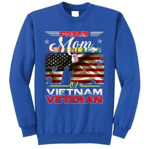 Proud Mom Of Vietnam Veteran Cool Gift Funny Gift Sweatshirt