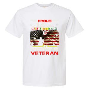 Proud Mom Of Vietnam Veteran Cool Gift Funny Gift Garment-Dyed Heavyweight T-Shirt