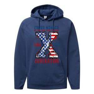 Proud Member Of The Fuck Your Feelings Generation X Performance Fleece Hoodie