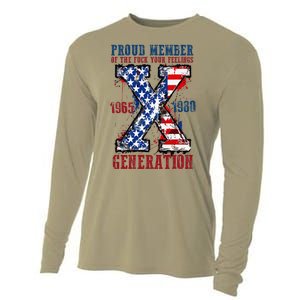 Proud Member Of The Fuck Your Feelings Generation X Cooling Performance Long Sleeve Crew