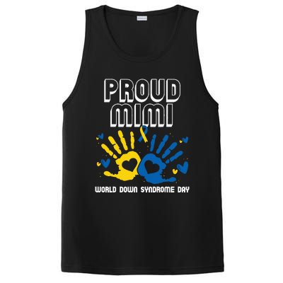 Proud Mimi Of Down Syndrome Family Awareness Matching PosiCharge Competitor Tank