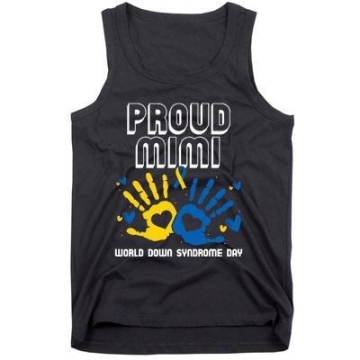 Proud Mimi Of Down Syndrome Family Awareness Matching Tank Top