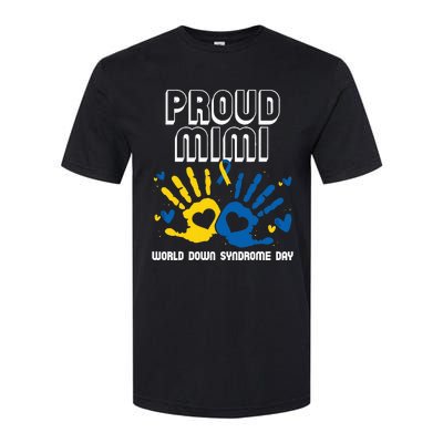 Proud Mimi Of Down Syndrome Family Awareness Matching Softstyle CVC T-Shirt