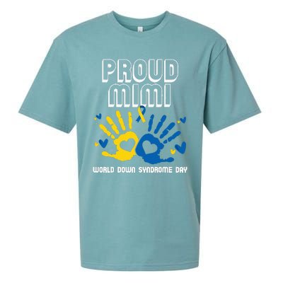 Proud Mimi Of Down Syndrome Family Awareness Matching Sueded Cloud Jersey T-Shirt