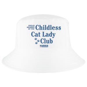 Proud Member Of The Childless Cat Lady Club Harris For President 2024 Cool Comfort Performance Bucket Hat