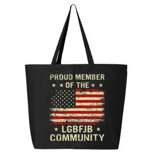 Proud Member Of Lgbfjb Community Anti Biden Us Flag 25L Jumbo Tote