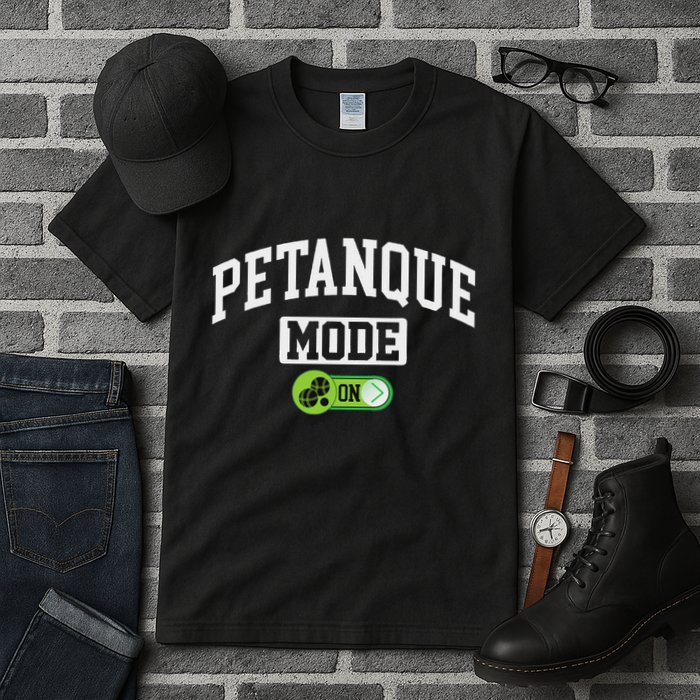 Petanque Mode On Funny Boules Petanque Player Coach Tall T-Shirt