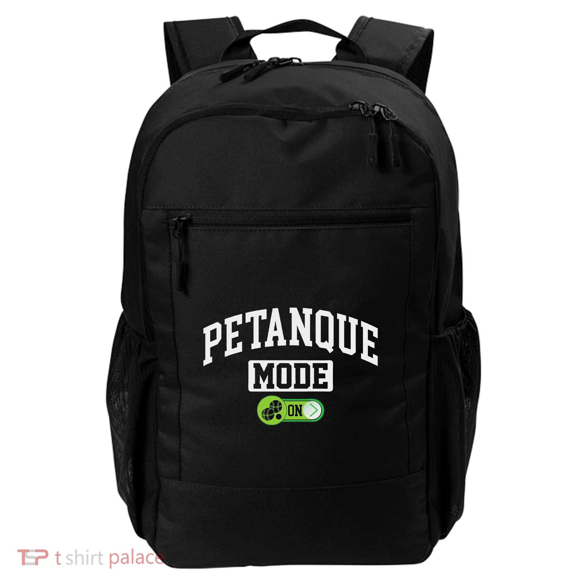 Petanque Mode On Funny Boules Petanque Player Coach Backpack