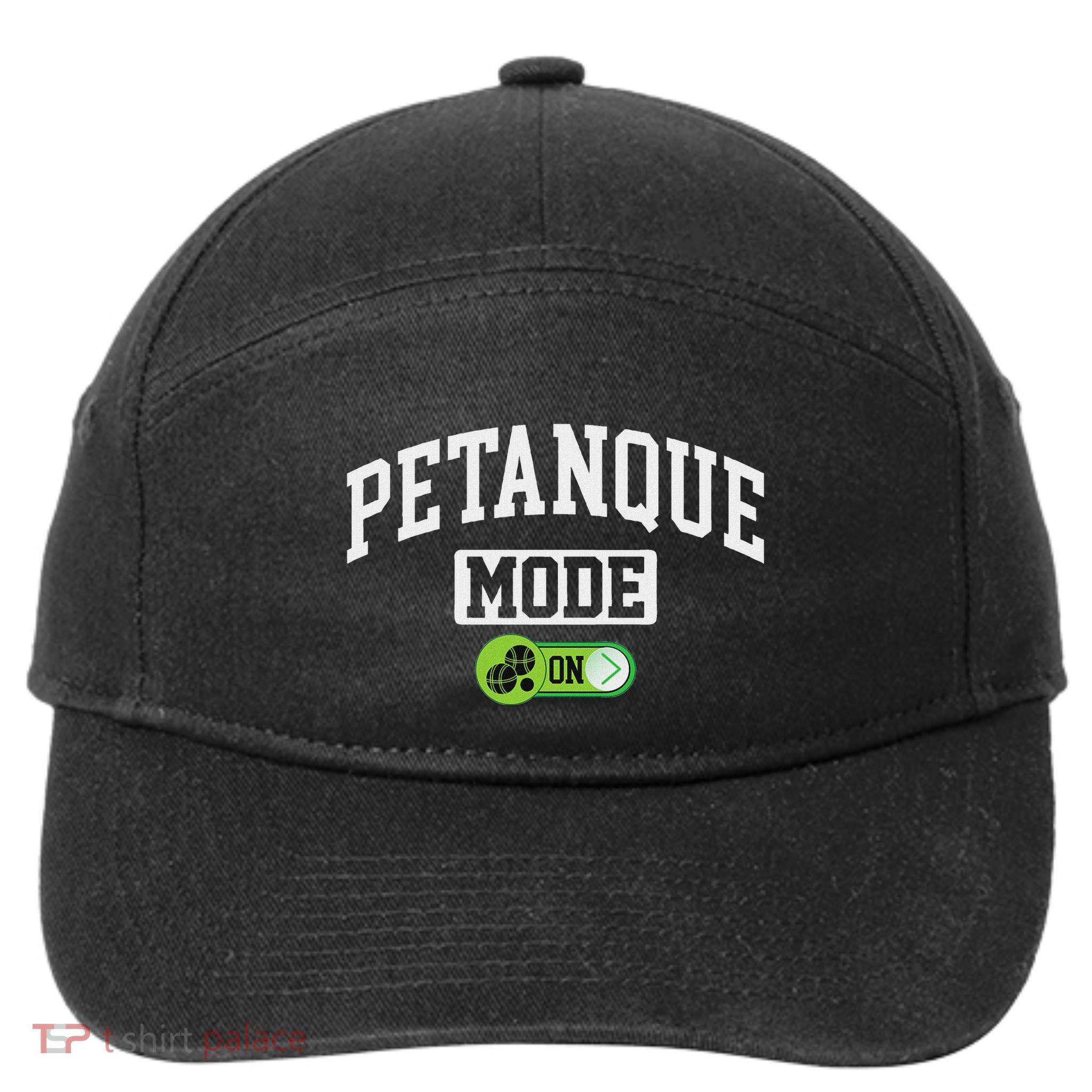 Petanque Mode On Funny Boules Petanque Player Coach 7-Panel Snapback Hat