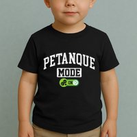Petanque Mode On Funny Boules Petanque Player Coach Toddler T-Shirt
