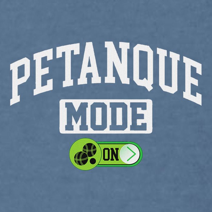 Petanque Mode On Funny Boules Petanque Player Coach Garment-Dyed Sweatshirt