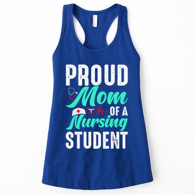 Proud Mom Of A Nursing Student Future Rn Daughter Nurses Mom Funny Gift Womens Tank Top