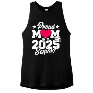 Proud Mom Of A 2025 Senior Grad Ladies PosiCharge Tri-Blend Wicking Tank