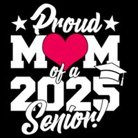 Proud Mom Of A 2025 Senior Grad Performance Shirt