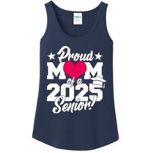 Proud Mom Of A 2025 Senior Grad Ladies Essential Tank