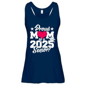 Proud Mom Of A 2025 Senior Grad Ladies Essential Flowy Tank