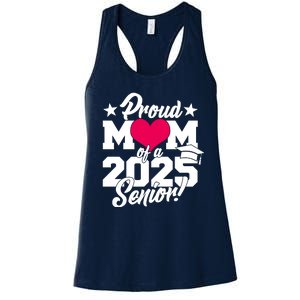 Proud Mom Of A 2025 Senior Grad Women's Racerback Tank