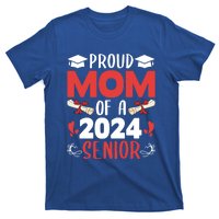 Proud Mom Of A 2024 Senior Cute Gift Graduation 2024 Mommy Gift Cute Gift T-Shirt