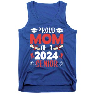 Proud Mom Of A 2024 Senior Cute Gift Graduation 2024 Mommy Gift Cute Gift Tank Top