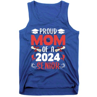 Proud Mom Of A 2024 Senior Cute Gift Graduation 2024 Mommy Gift Cute Gift Tank Top