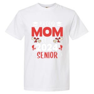 Proud Mom Of A 2024 Senior Cute Gift Graduation 2024 Mommy Gift Cute Gift Garment-Dyed Heavyweight T-Shirt