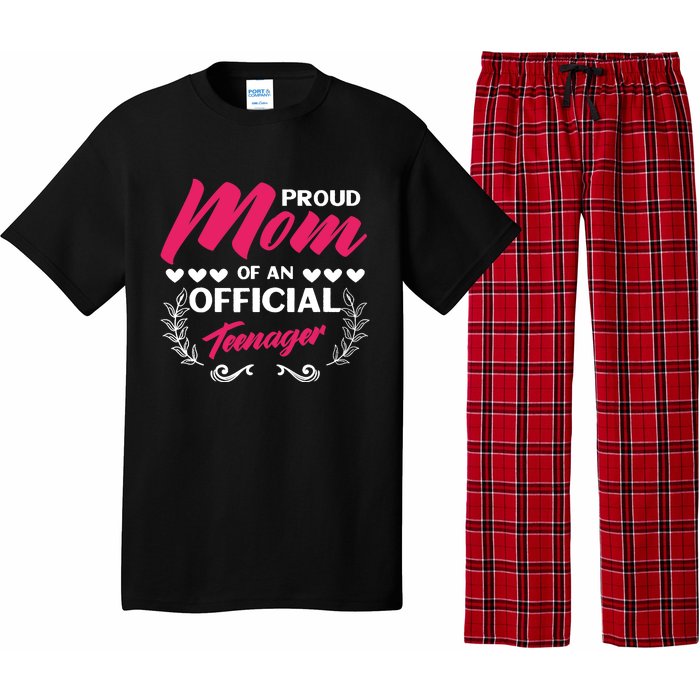 Proud Mom Of An Official Teenager 13th Birthday Party Pajama Set