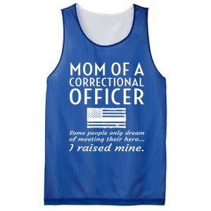 Proud Mom Of A Correctional Officer Mother Thin Silver Line Gift Mesh Reversible Basketball Jersey Tank