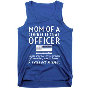 Proud Mom Of A Correctional Officer Mother Thin Silver Line Gift Tank Top