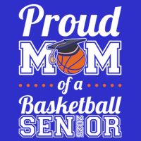 Proud Mom Of A Basketball Senior 2025 Gift Baby Bodysuit
